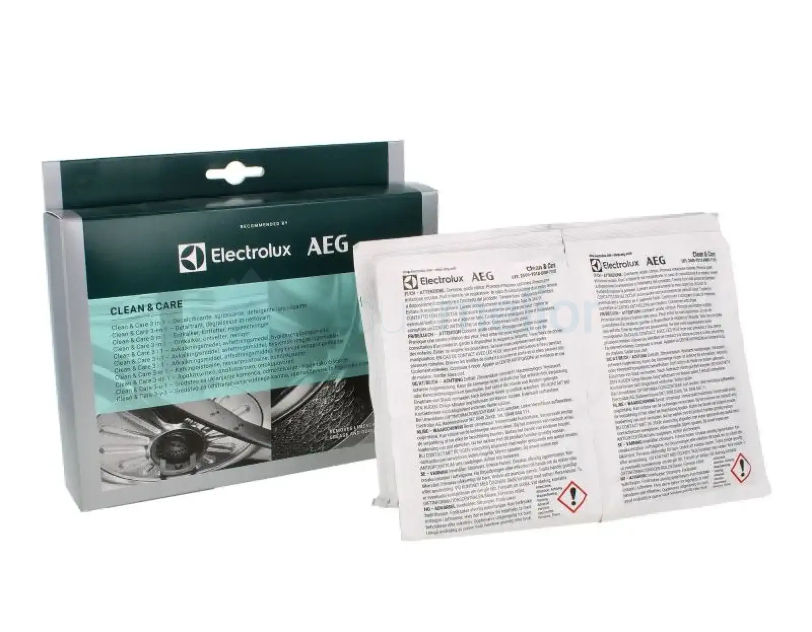 Electrolux M2GCP601 Środek czyszcząco-odkamieniający Clean & Care 3w1 do pralek i zmywarek 6 x 50g.webp