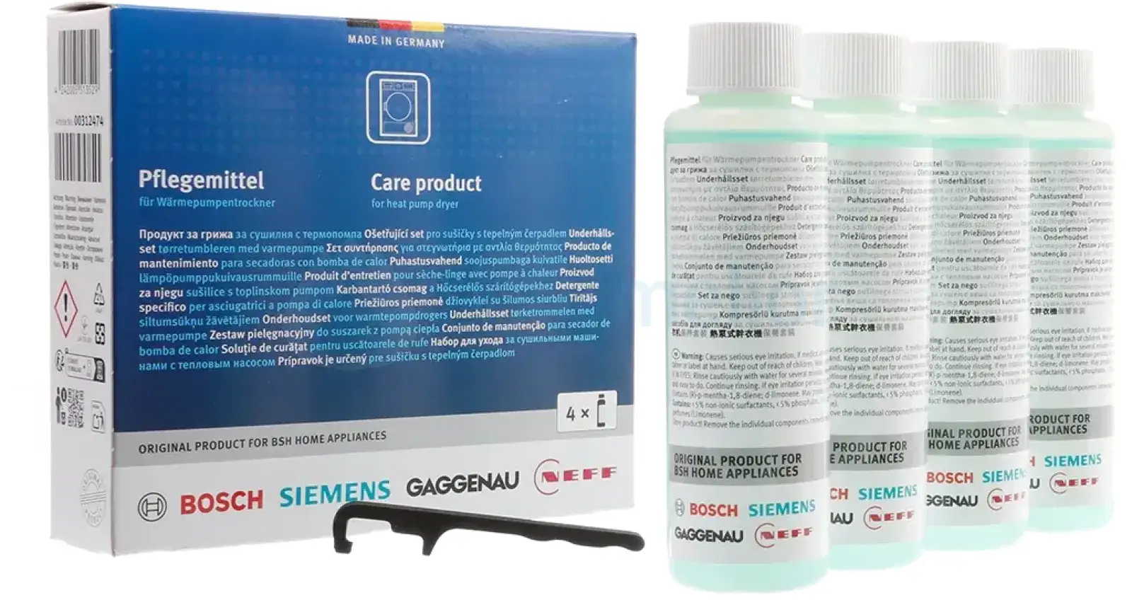 Bosch 00312474 Zestaw do pielęgnacji suszarek z pompą ciepła CP1/CP2.webp