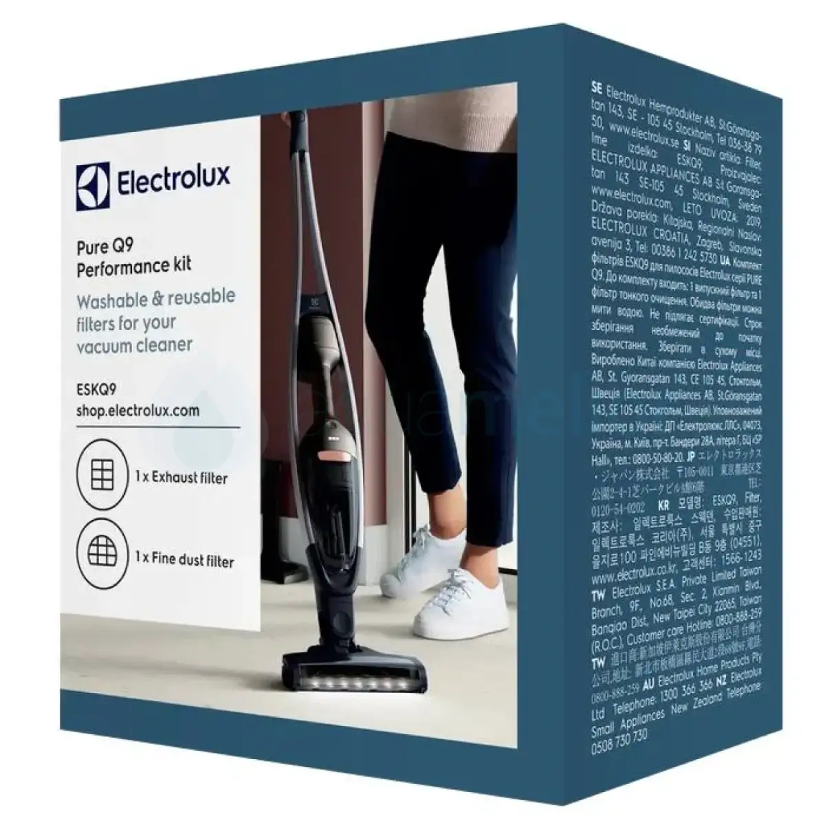 Electrolux 9009230898 Zestaw filtrów do odkurzacza Pure Q9 ESQ9.webp