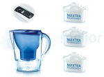 Brita Marella NIEBIESKI Memo Dzbanek filtrujący 2.4L + Brita Maxtra wkład filtracyjny 3 sztuki