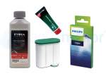 Filtr do ekspresu Filter Logic CFL-903B dla Saeco Philips AquaClean CA6903 + Odkamieniacz CA6700 250ml + Środek do systemu mleka CA6705 + Smar CFL-650