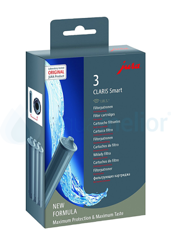 Jura 71794 Claris Smart Filtr do wody 3 sztuki + Jura 61848 Tabletki odkamieniające 9 sztuk + Jura 62715 Tabletki czyszczące 6 sztuk