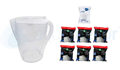Brita Marella MX BIAŁY Dzbanek do wody 2,4L filtr 1szt Brita MAXTRA PLUS + 6szt FL402h