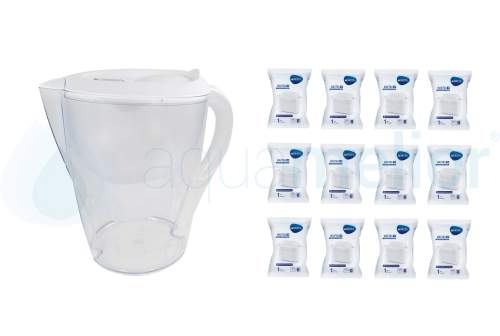 Brita Marella MX BIAŁY Dzbanek do wody 2,4L filtr 12szt Brita MAXTRA PLUS